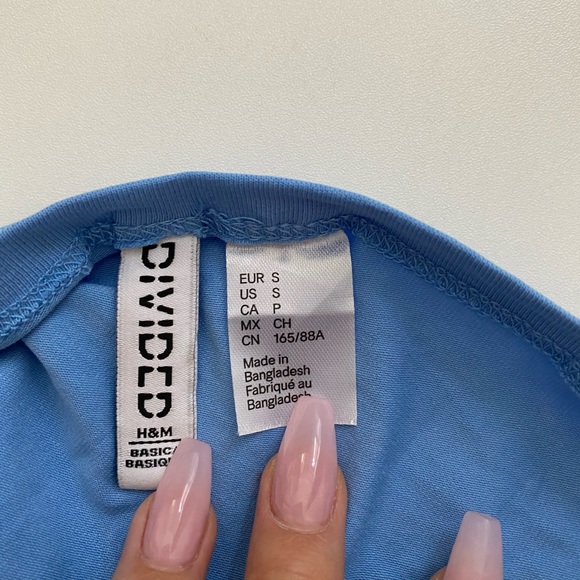 H&M blue tube top - Picture 2 of 2